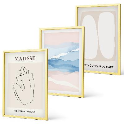 Gerahmtes bilderset Matisses abstrakte Formen
