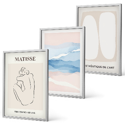 Gerahmtes bilderset Matisses abstrakte Formen