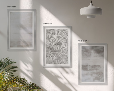 Gerahmtes bilderset Moderne minimalistische Texturen