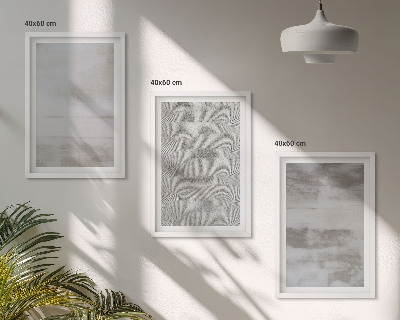 Gerahmtes bilderset Moderne minimalistische Texturen