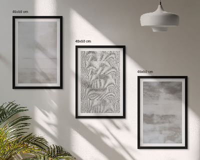 Gerahmtes bilderset Moderne minimalistische Texturen