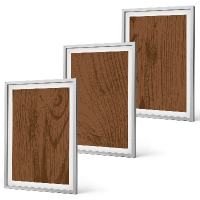 Gerahmtes bilderset Holzstruktur, Rinde, Minimalismus