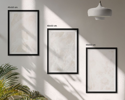 Bilder-3er-set mit rahmen Die Struktur von elegantem Marmor