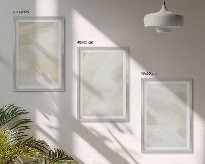 Gerahmtes bilderset Leuchtende Farben, abstrakter Boho-Stil