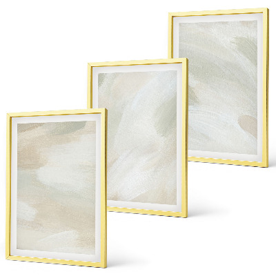 Gerahmtes bilderset Leuchtende Farben, abstrakter Boho-Stil