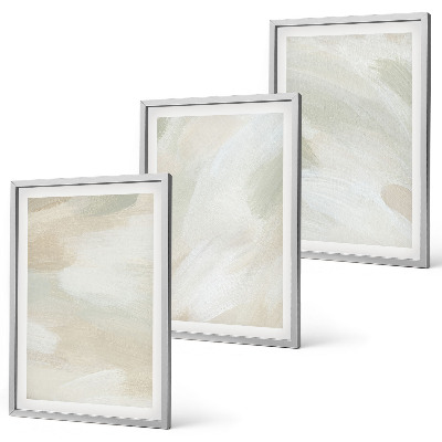 Gerahmtes bilderset Leuchtende Farben, abstrakter Boho-Stil