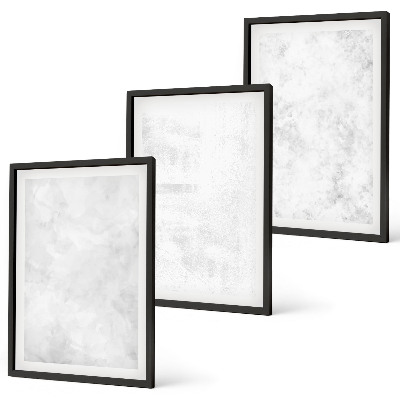 Gerahmtes bilderset Minimalistischer Hintergrund mit weißen Punkten