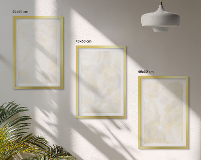 Gerahmtes bilderset Helles Strukturfarbendesign