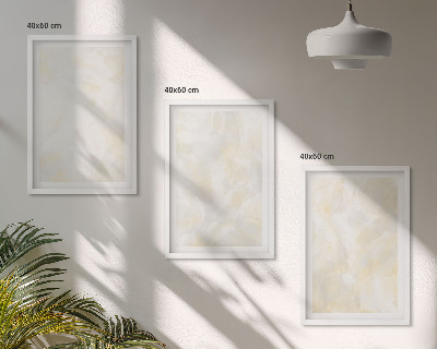 Gerahmtes bilderset Helles Strukturfarbendesign