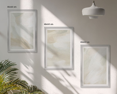 Bilder-3er-set mit rahmen Minimalismus der Farbstruktur