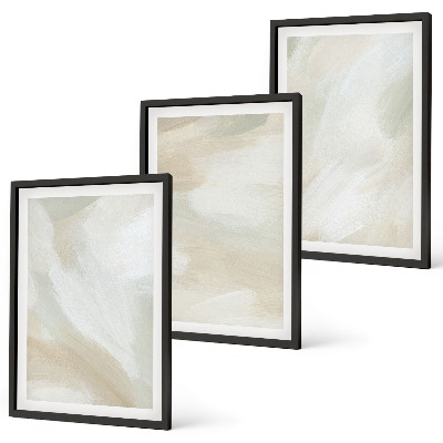 Bilder-3er-set mit rahmen Minimalismus der Farbstruktur