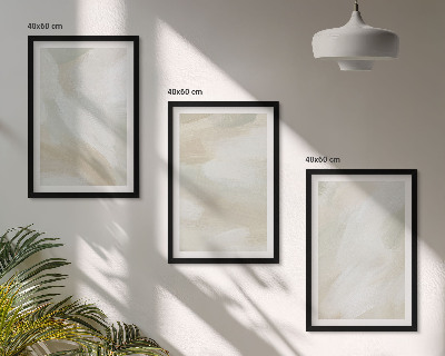 Bilder-3er-set mit rahmen Minimalismus der Farbstruktur