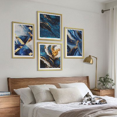 Wanddeko-set Abstrakte, elegante Muster