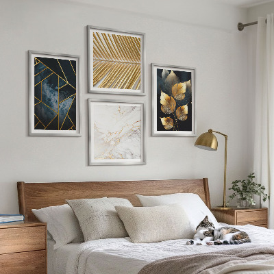 Wanddeko-set Moderne Pflanzenmuster