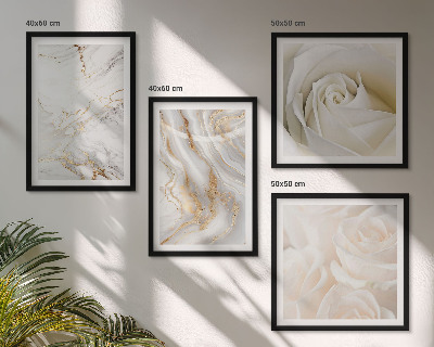 Polyptychon mit rahmen Elegante Marmormuster
