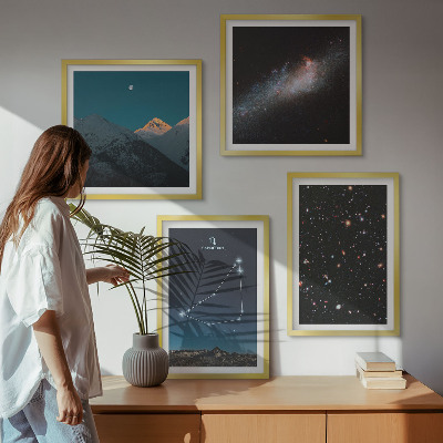 Wanddeko-set Galaxie im Sternbild Steinbock