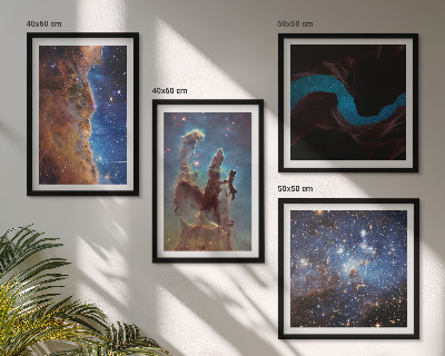 Wanddeko-set Weltraumlandschaften von Galaxien