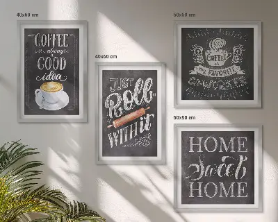 Wanddeko-Set Kaffeeröster für eine heimelige Wärme