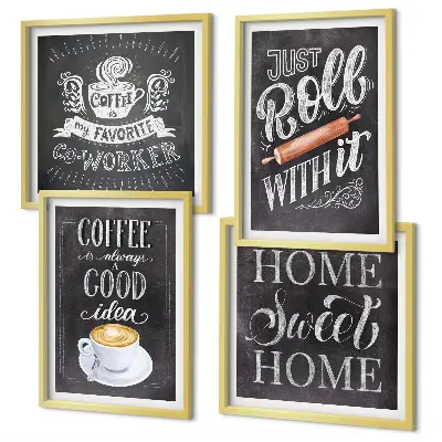 Wanddeko-Set Kaffeeröster für eine heimelige Wärme