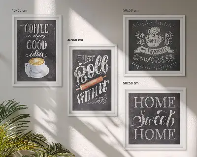 Wanddeko-Set Kaffeeröster für eine heimelige Wärme