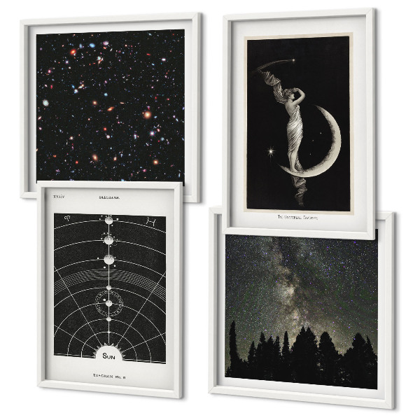 Wanddeko-set Galaxie im Sonnensystem