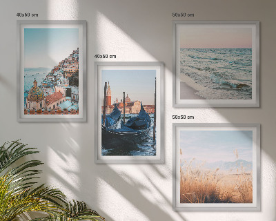 Wanddeko-set Meerblick von Venedig