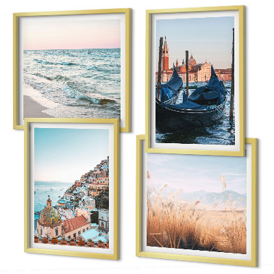 Wanddeko-set Meerblick von Venedig