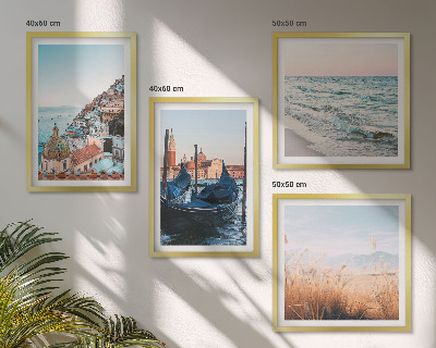 Wanddeko-set Meerblick von Venedig