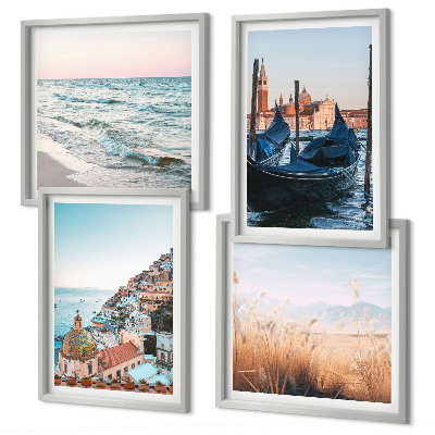 Wanddeko-set Meerblick von Venedig