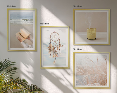 Wanddeko-set Sommerlandschaften im Boho-Stil