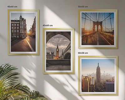 Wanddeko-Set London Ansichtsgemälde
