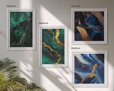 Wanddeko-set Elegante Muster auf Steinen