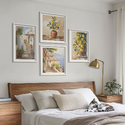Wanddeko-set Lemon Streets Meerblick