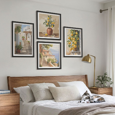 Wanddeko-set Lemon Streets Meerblick