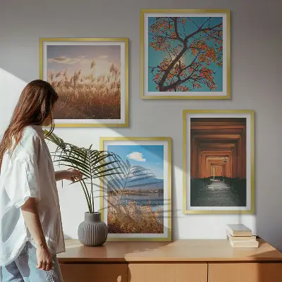 Wanddeko-Set mit japanischen Naturlandschaften