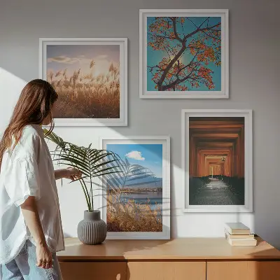 Wanddeko-Set mit japanischen Naturlandschaften