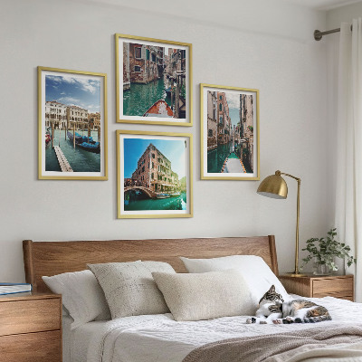 Wanddeko-set Architektur der Kanäle von Venedig
