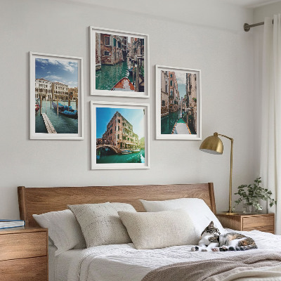 Wanddeko-set Architektur der Kanäle von Venedig