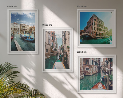 Wanddeko-set Architektur der Kanäle von Venedig