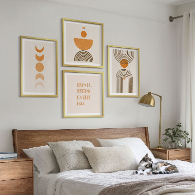 Wanddeko-set Minimalistische Boho-Muster