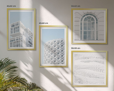 Wanddeko-set Moderne Architekturgeometrie