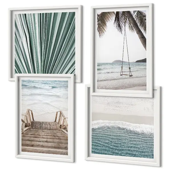 Wanddeko-Set Motiv Tropenurlaub