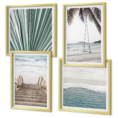Wanddeko-Set Motiv Tropenurlaub