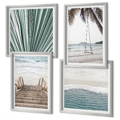 Wanddeko-set Tropenurlaub