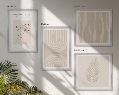 Wanddeko-set Abstrakte Boho-Dekorationen