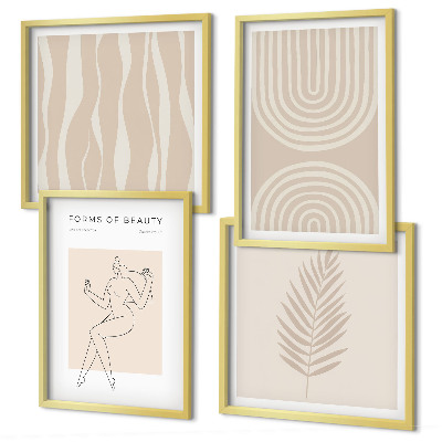 Wanddeko-set Abstrakte Boho-Dekorationen