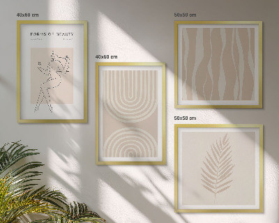 Wanddeko-set Abstrakte Boho-Dekorationen