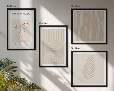 Wanddeko-set Abstrakte Boho-Dekorationen