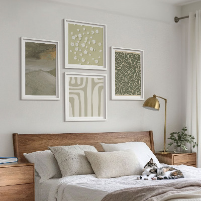 Wanddeko-set Abstrakte Boho-Muster