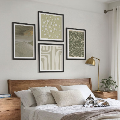 Wanddeko-set Abstrakte Boho-Muster